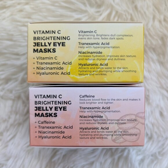 NEW LASplash Jelly Eye Masks 2-Pack, Vitamin C + Caffeine | 20 Pairs Each! - Picture 5 of 6